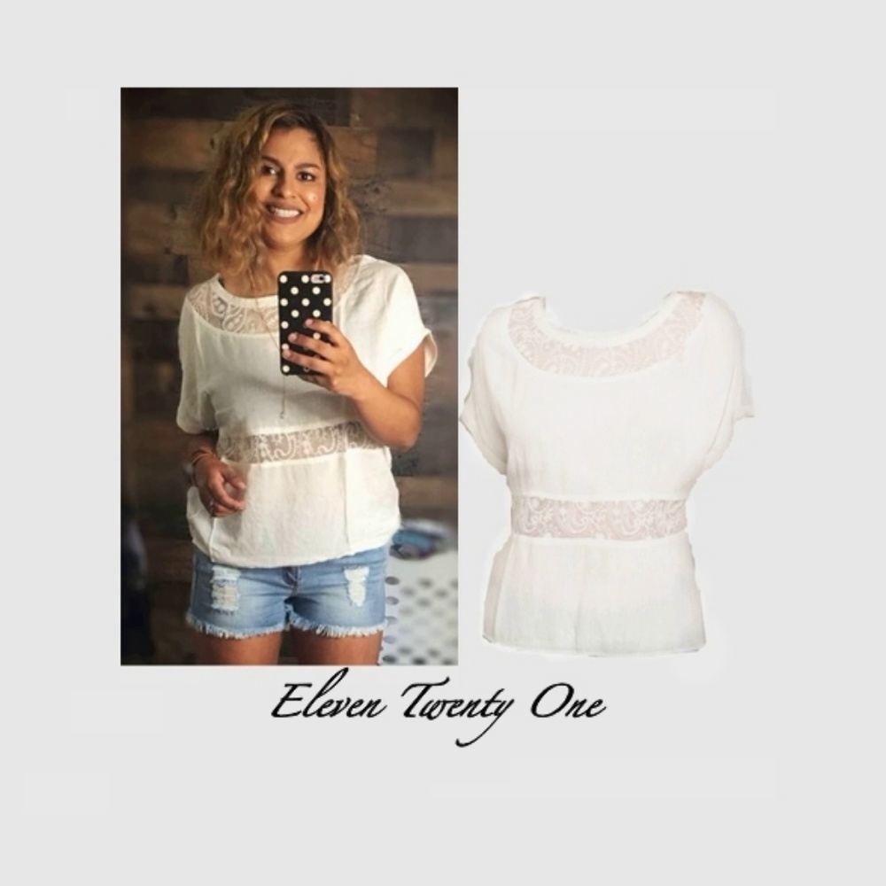 Ivory Lace Blouse